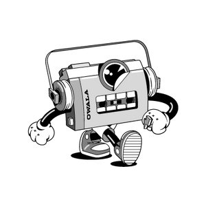 dancing cassette man sticker